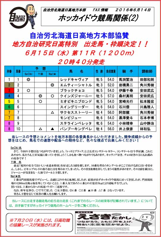 ホッカイドウ競馬関係②